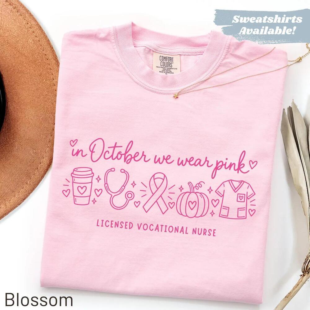 In October We Wear Vocational Nurse Shirt, Awareness